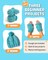 Complete Knitting Kit for Beginners (Teal) 9.8 x 7 x 2.75 inches